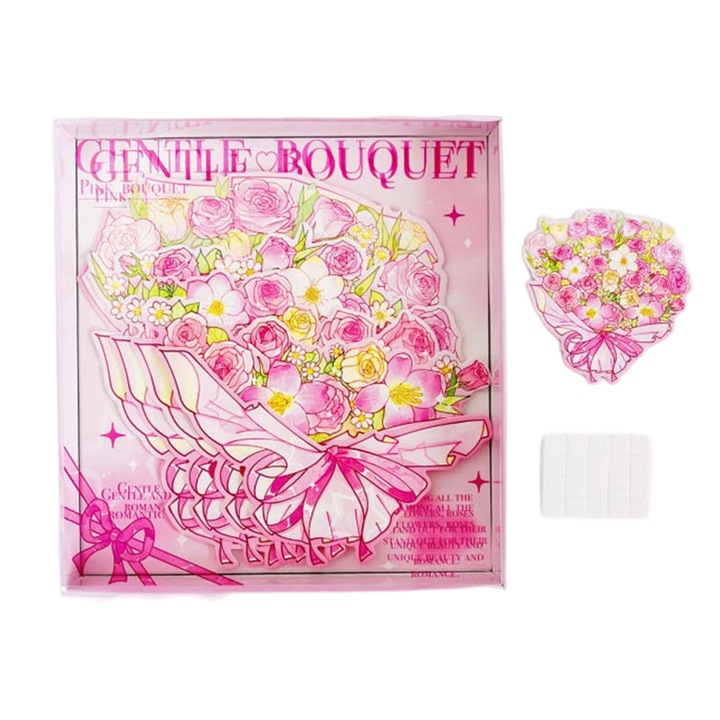 Felicitare Tanabata, Enforose, design creativ, detalii taiate cu laser, 17.3x2x18.2cm