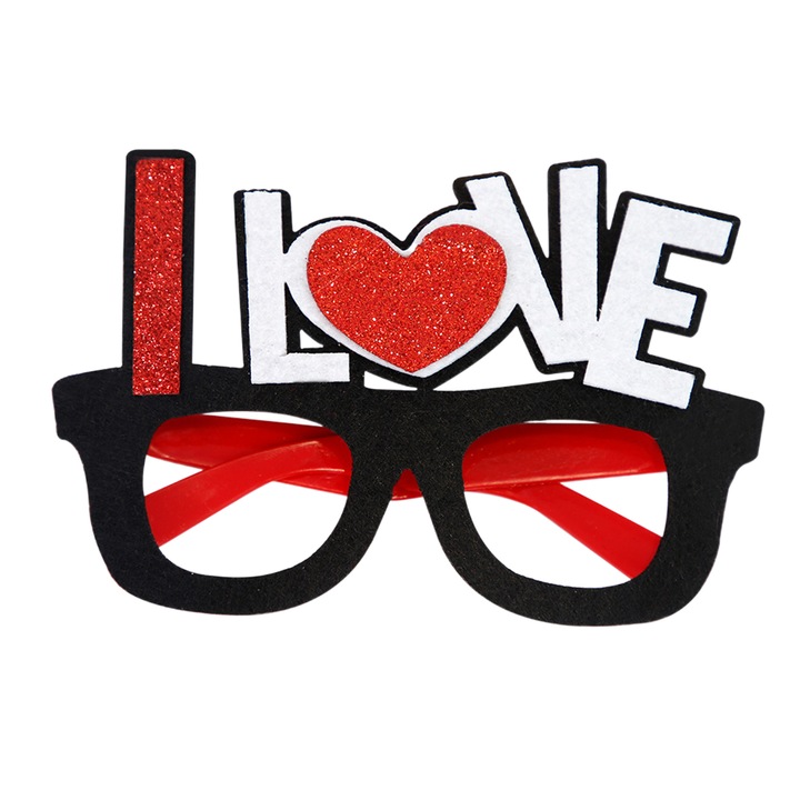 Enforose szemüvegkeret szett, műanyag, partira, többszínű