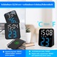 Ceas Electronic de Masa, BYONDSELF®, 3 Seturi de Alarma, 2 Niveluri de Luminozitate, Afisaj Temperatura si Data, Mod Nocturn, Mod "Snooze", Control Vocal, 12/24H, 10×4×11CM