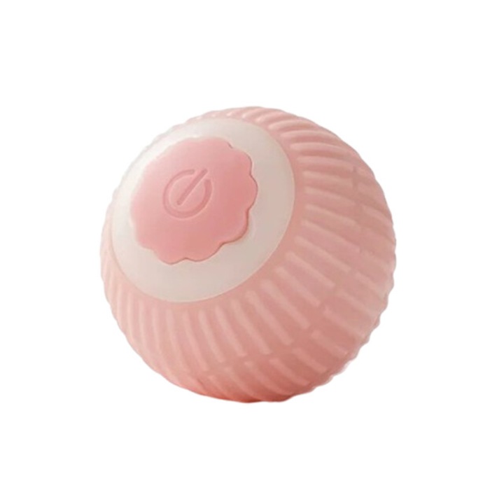 Interaktív macskajáték, vidám labda, rózsaszín, 4,2 cm