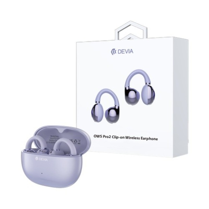 Безжични слушалки Devia, Bluetooth, OWS Pro2