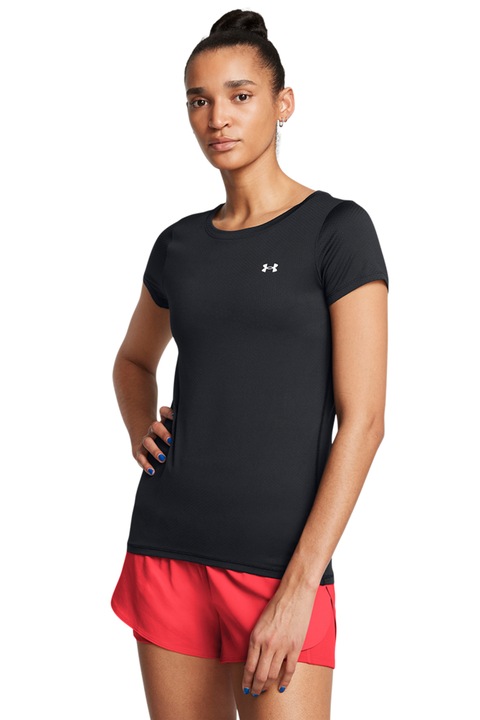 Under Armour, Tricou pentru antrenament HeatGear®, Alb/Negru