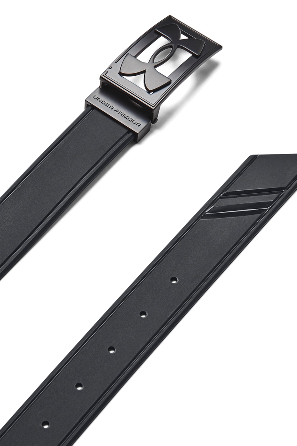 Under Armour, Curea cu catarama cu logo, Negru, 122