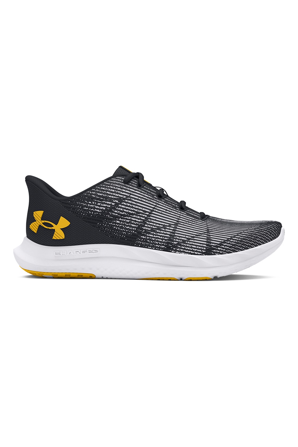 Under Armour, Pantofi pentru alergare Charged Speed Swift, Negru, Galben, 8.5