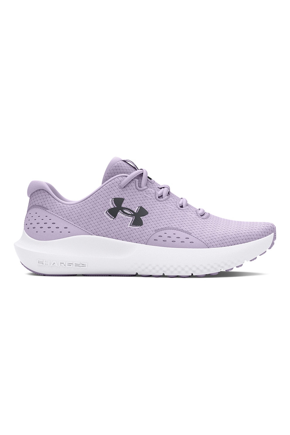Under Armour, Pantofi Charged Surge 4 pentru alergare, Lila, 6