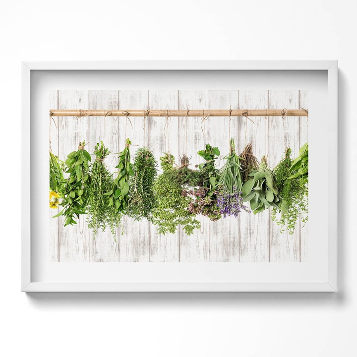 Tablou Inramat, Wallfluent, O bucata de gheata la rasarit, Rama alba, 70x50 cm, 010330010120100280398