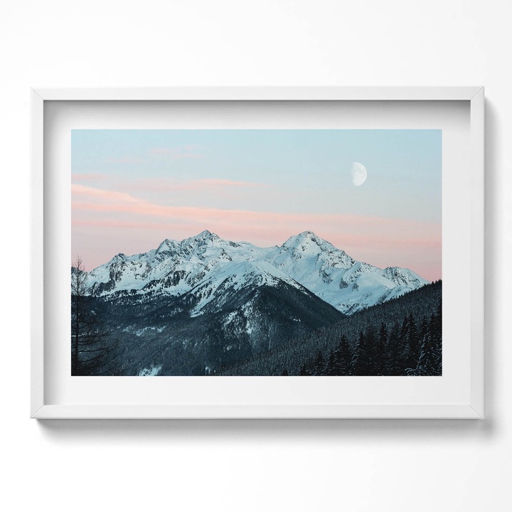 Tablou Inramat, Wallfluent, Masina in Tokyo, Rama alba, 70x50 cm, 010330010120100280251