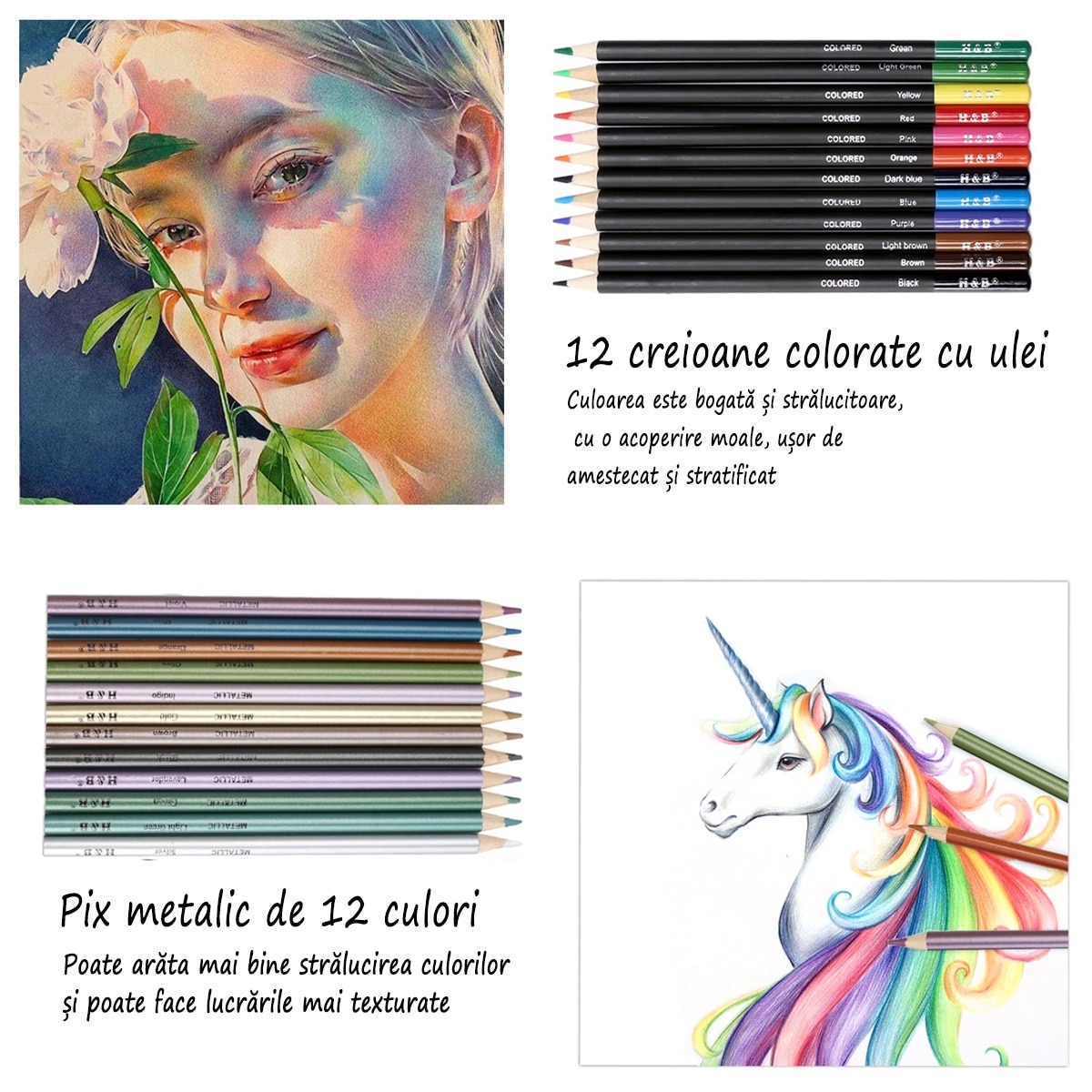 71 de instrumente de desen pentru artisti cu 1 carte de bucata