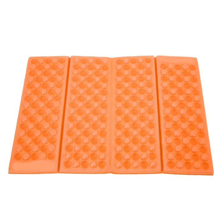 Сгъваем къмпинг матрак, longziming, EVA материал, преносим, оранжев, 40x30см