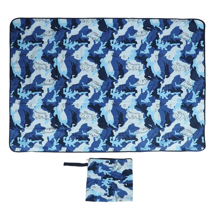 Водоустойчива постелка за пикник, longziming, мека, устойчива на петна, преносима, 200x200 см