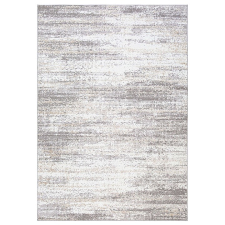 Килим за хол / спалня Salamanca 88012-YM3-E, 133 x 190 см, полиестер, сив, правоъгълен