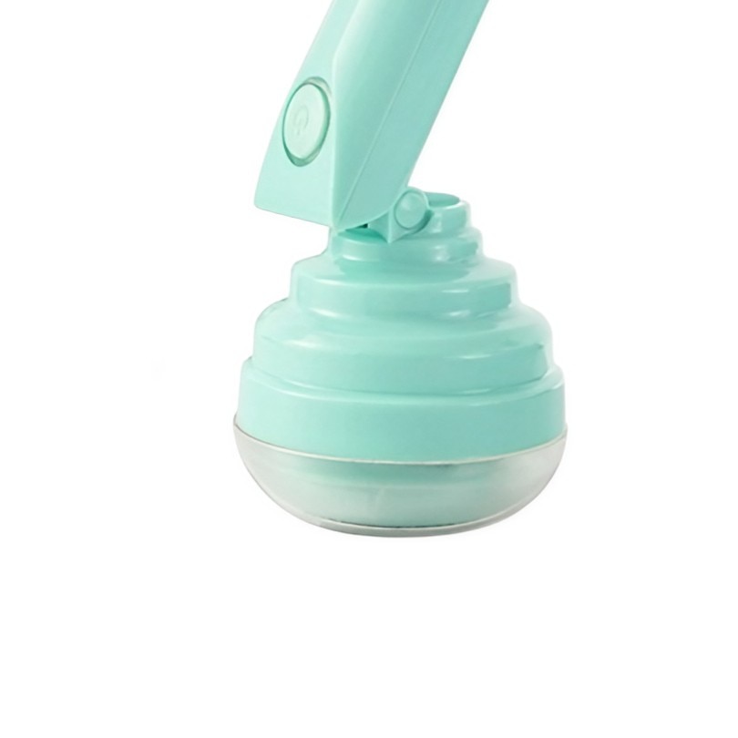 Aparat Pentru Curatat Scame, Par Si Praf, By Fitilomania, Trimmer pentru Diferite Tipuri De Material, Cu Lame Din Otel Inoxidabil, Maner Flexibil, Incarcare Prin USB, 13x8 cm, Verde
