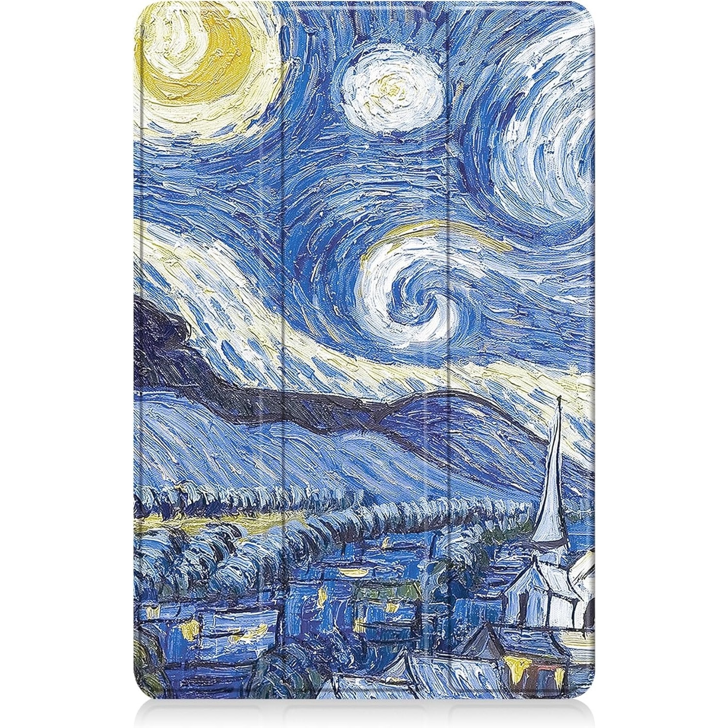 Husa tableta pentru Xiaomi Redmi Pad SE cu suport Multi-Unghi si functie Sleep/Wake, 8.7inci, Tripla, portabil, all-inclusive, Starry night
