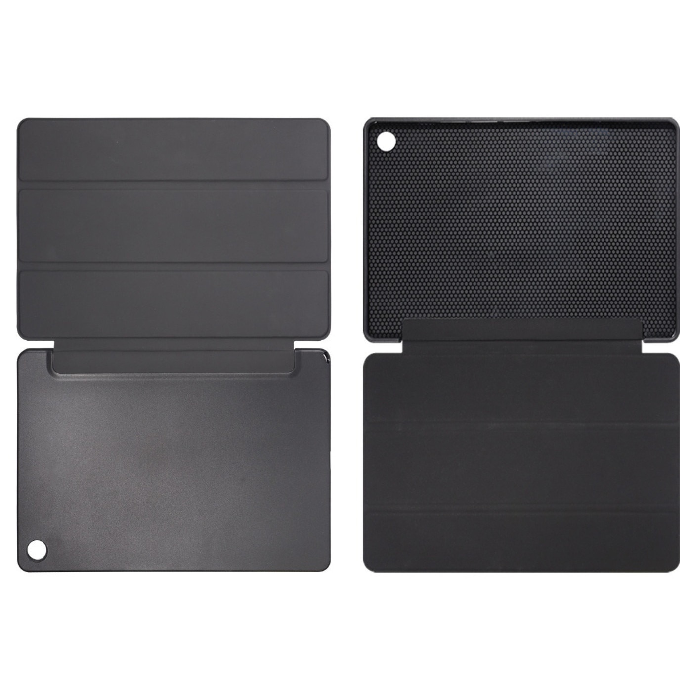 Husa compatibila cu Samsung Galaxy Tab S9 FE Plus, Tip carte, Silicon, durabil, confortabil, Protectie completa, Stand, Negru, Husa tableta, Accesoriu, Protectie dispozitiv, Husa cu suport, Business, britanic, minimalist