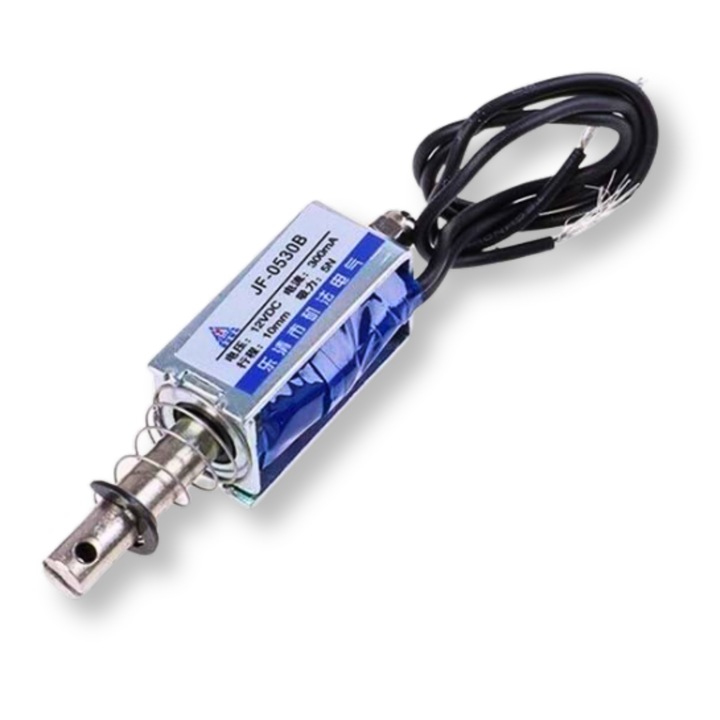 Electroilumina de tragere 12V JF-0530B 0.5kg 5N 10mm cursa