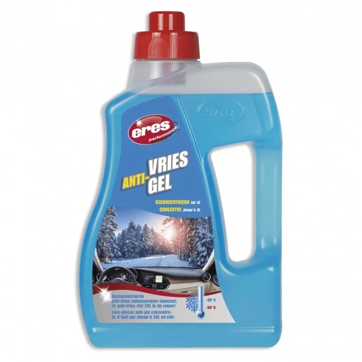 Lichid de parbriz anti-inghet ERES, 1L, pentru 3L de lichid, uz casnic
