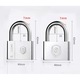 Lacat Profesional 40 mm, 4 chei, Antifurt, de uz casnic, impermeabil si rezistent la rugina, argintiu