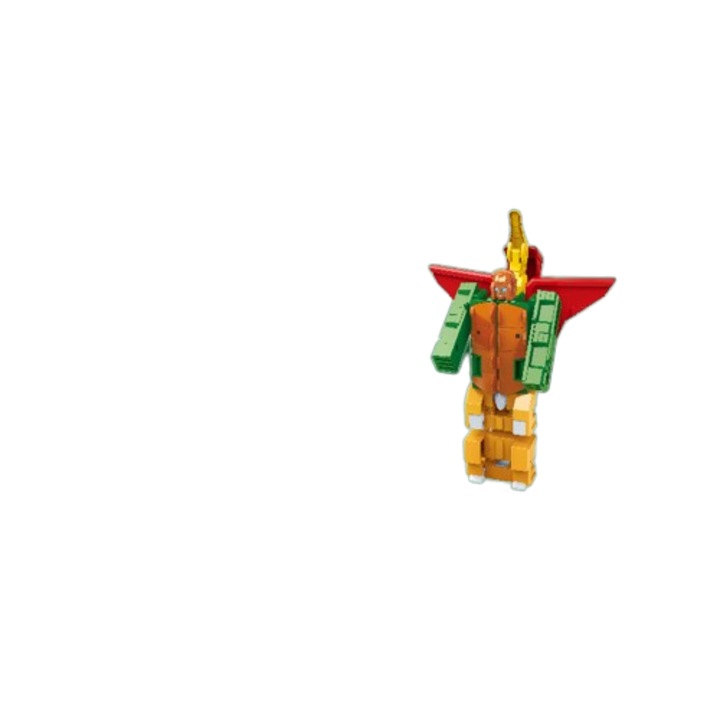 Образователна играчка Cozevdnt, трансформиращ се робот динозавър, съвместим с Lego, 0,5 кг, за деца 4-6 години