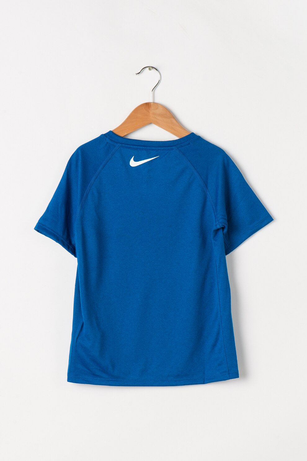 Nike, Tricou sport cu imprimeu text, Albastru, M Standard - eMAG.ro