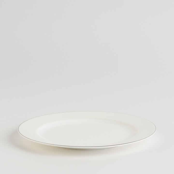 Farfurie desert bast, alb, 21cm