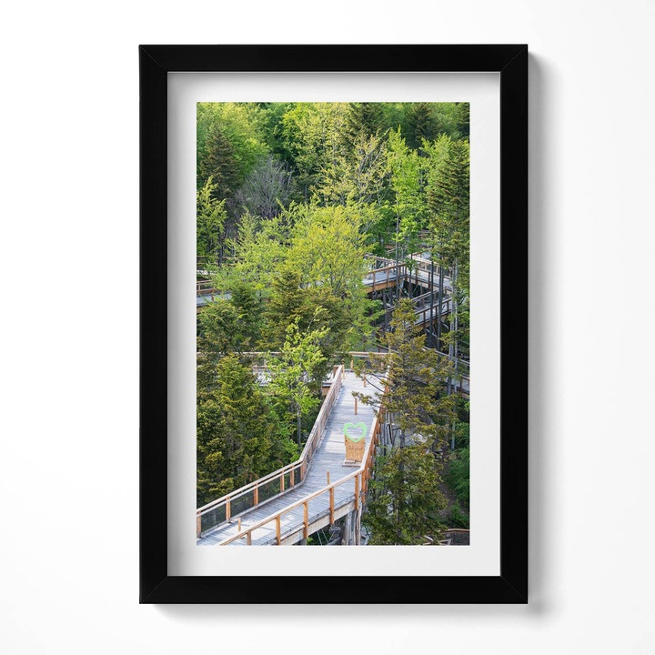 Tablou Inramat, Wallfluent, Calea in Krynica Zdrój, Rama negru, 20x30 cm, 010330010010200280311