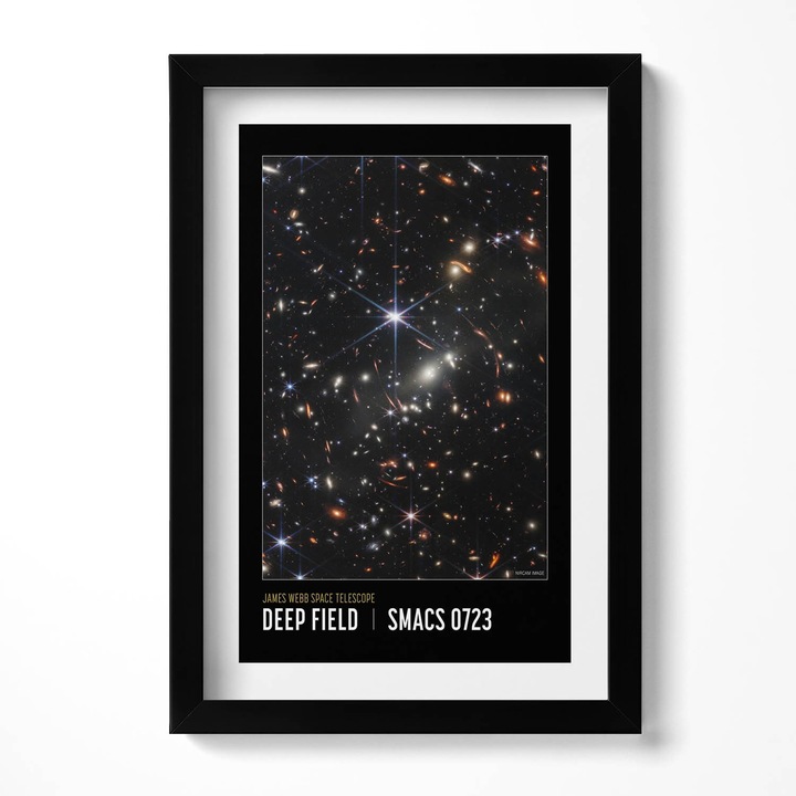 Tablou Inramat, Wallfluent, Poster cu tema spatiala cu fotografii NASA, Rama negru, 20x30 cm, 010330010010200281296