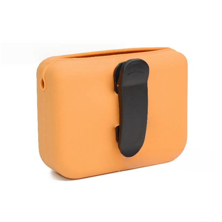 Punga de dresaj pentru caini, set cu clicker, capacitate mare, silicon impermeabil, 5x4x2inch