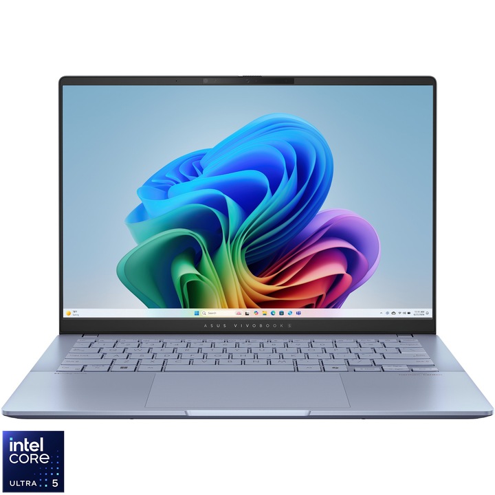 ASUS Vivobook S 14 S5406SA laptop Intel® Core™ Ultra 5 226 V processzorral 4,5 GHz-ig, 14", WUXGA, OLED, 16 GB LPDDR5X RAM, 512 GB SSD, Intel® Arc™ Graphics, Windows 11 Home, Ködkék