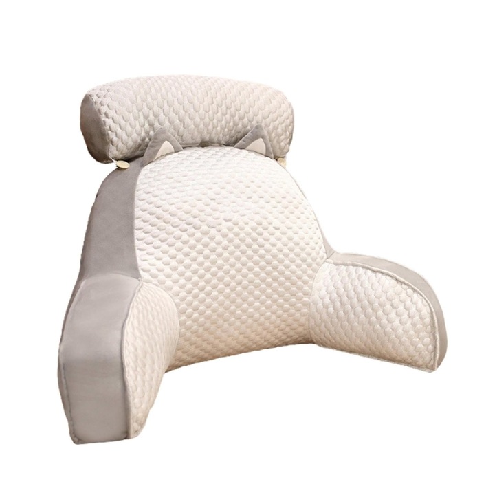 Perna ortopedica, cu suport pentru spate, asigura confort maxim, reduce tensiunea din gat, umeri si coloana, atenueaza durerile de spate, mentine postura corecta - COMFREST