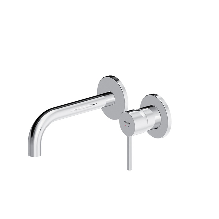 Baterie cada dus cartus ceramic, montata pe perete, alama, crom, Spike FPA72600 AM.PM