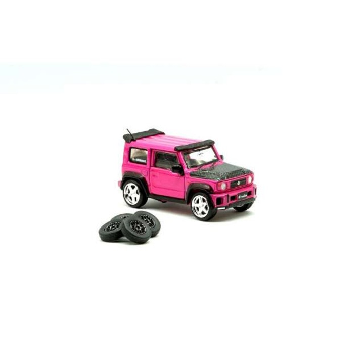 Autómodell Suzuki Jimny LBW 2018 Rózsaszín 1:64 BM Creations