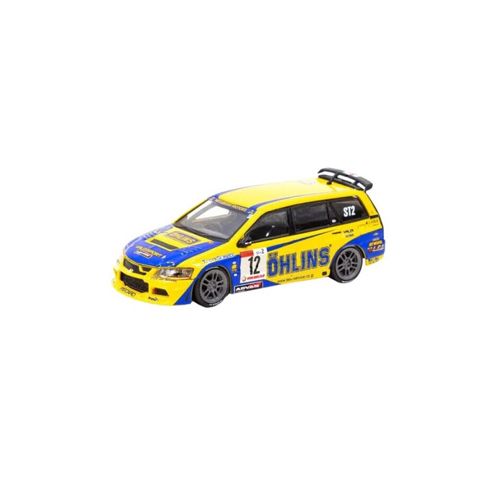 Macheta auto Mitsubishi Lancer Evolution Wagon #12 Shinichi Katsura 1:64 Tarmac