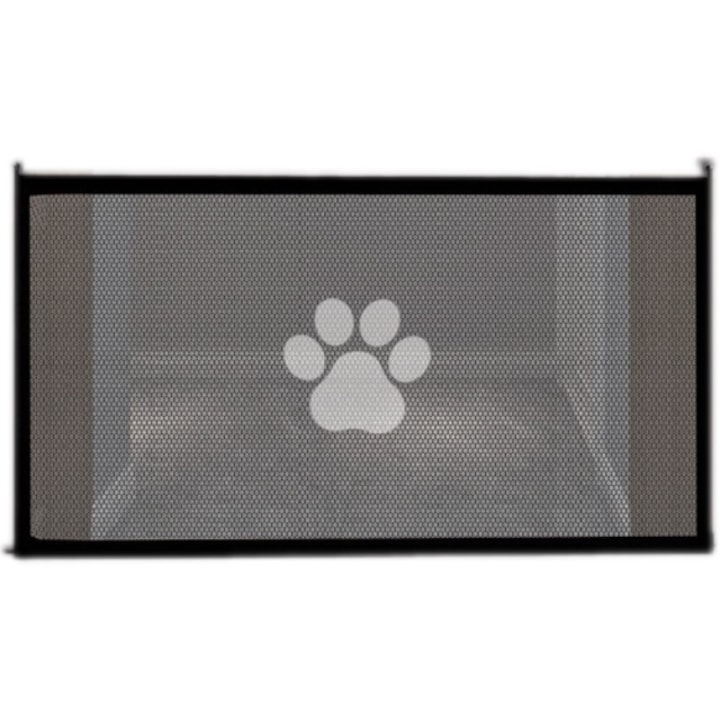 Bariera de siguranta pentru scari, bariera pentru caini, usa de siguranta fara gaurire, 110x72cm, negru