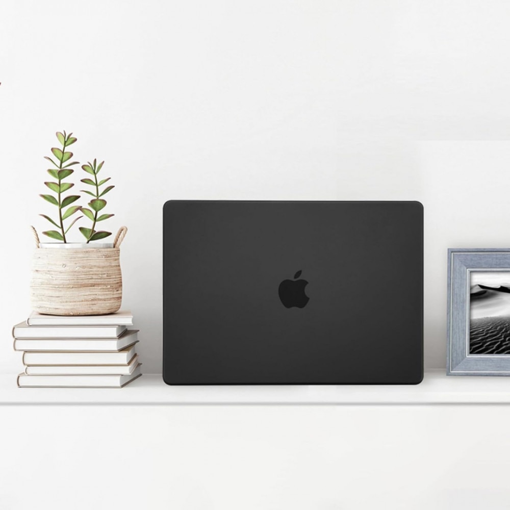 Carcasa de Protectie pentru MacBook, M1 Pro 16'' 2021/M2 Pro 16'', Transparenta, Design Slim, Montare in Doua Bucati, Protectie Impotriva Zgarieturilor si Lovirilor, Decupaje, Gri
