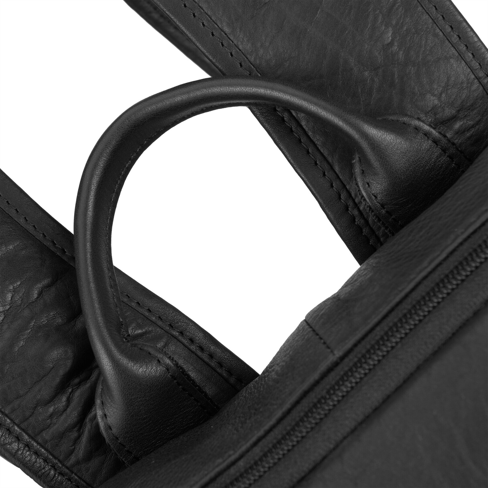 Rucsac pentru laptop, Betlewski, Cambridge, universal, din piele naturala, 35 x 41 x 15 cm, bretele reglabile, culoare negru