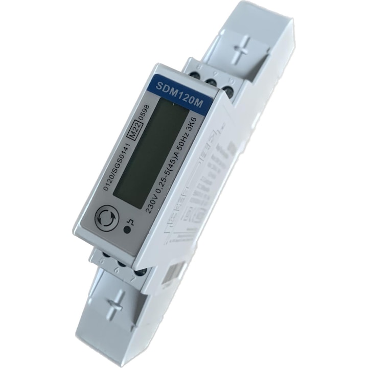 Contor EASTRON de energie monofazat cu Modbus bidirectional SDM120M (MID)