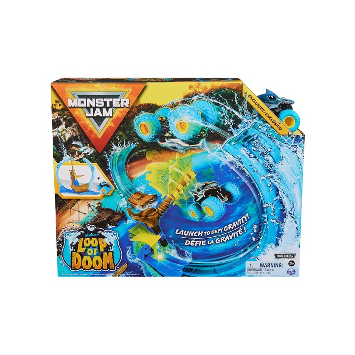 Monster Jam 1:64 Loop of Doom kaszkadőr autó játékszett (6070018)