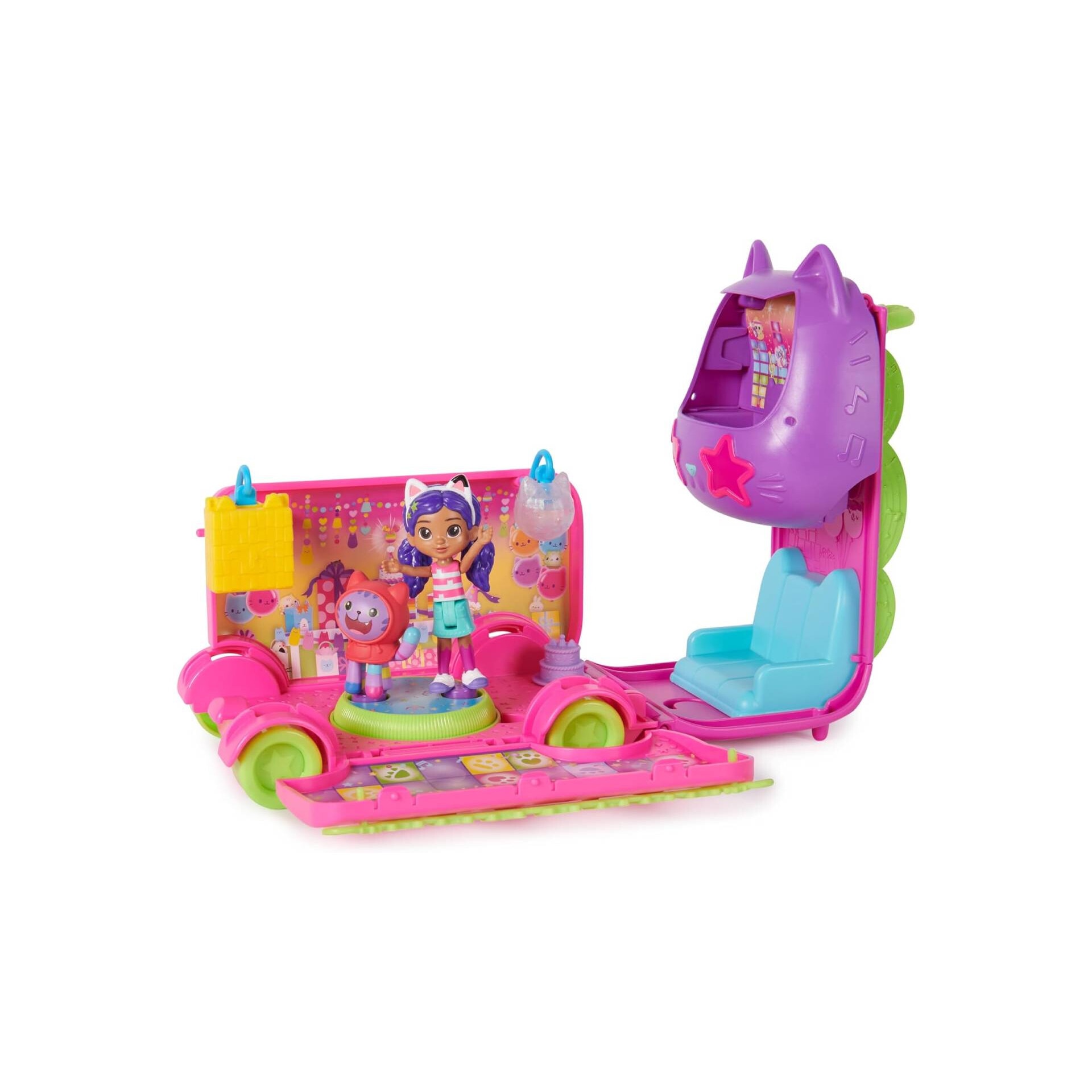 Gabby出品　まとめて15個 Set de joaca Gabby's Dollhouse Sprinkle Party Bus (6068015) - eMAG.ro