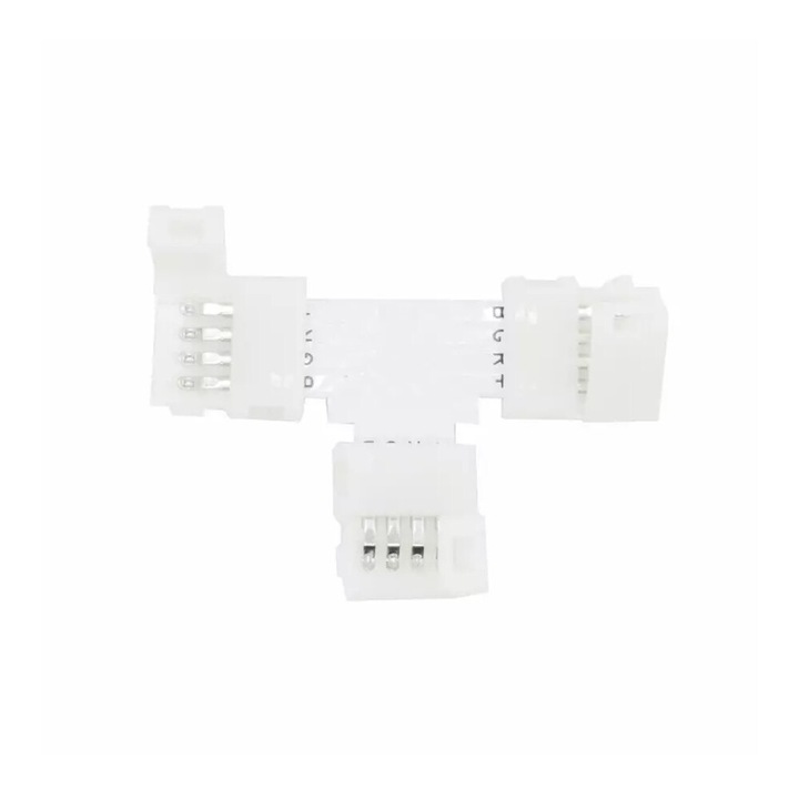 10 mm-es T csatlakozó SMD5050 5630 RGB szalagokhoz