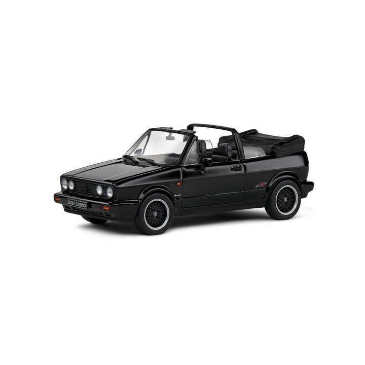 Volkswagen Golf MKI Cabriolet Sportline, Brilliant Black, 1992, 1:43, Solido autómodell