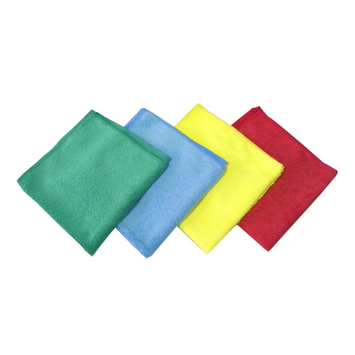 Set 4 lavete din microfibra pentru uz general, 30x40 cm, 4 culori