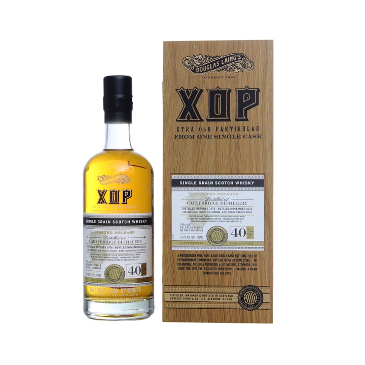 Douglas Laing Whisky, Single Malt, XOP, CARSEBRIDGE, 40YO, 40.6%, 0.7L