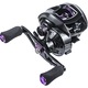 Mulineta spinning pentru pescuit dreapta, Hggzeg, Mulineta de pescuit, AF2000, Tambur metalic, Rulmenti inox, EVA grip pills, Raport de recuperare 7.2:1, Forta de franare statica 8 kg, Rezistent la uzura, Alloy, 14 * 11 * 7.5 cm, Violet/Negru