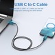 USB-C зарядно устройство, Hggzeg, мрежово зарядно устройство, супер бързо зарядно устройство 25 W, с 1 м кабел, универсално съвместимо със Samsung, iPhone и други устройства с вход тип C, пластмаса, 7,8 x 4,2 x 2,8 cm, черно
