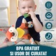 Интерактивна играчка Saint Idah, със сензорни текстури, многоцветен/оранжев