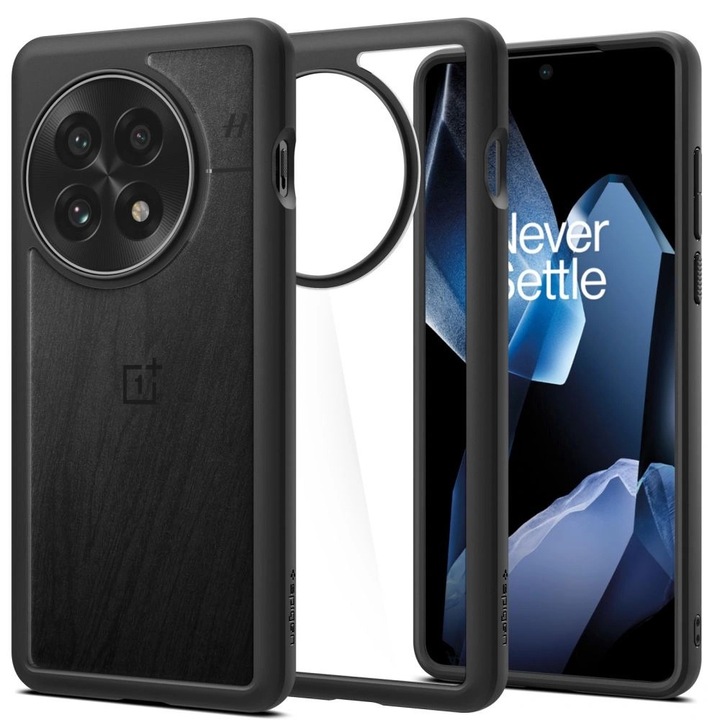 Husa Spigen Ultra Hybrid pentru OnePlus 13, TPU, negru mat