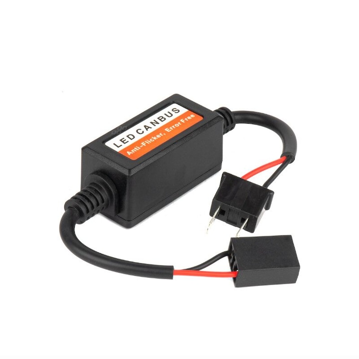 Kiégett izzó hiba megszüntető modul, Canbus, 12V, 3W, 120Ω H7 LED izzókhoz, 04088 Amio