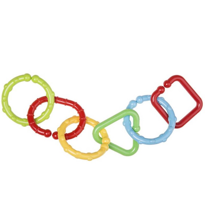 Tullo, 6 részes láncos játék babáknak 770905, Többszínű