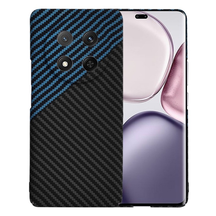 Кейс за Honor Magic 7 Lite / X9C carbonite fibershell blue pulse