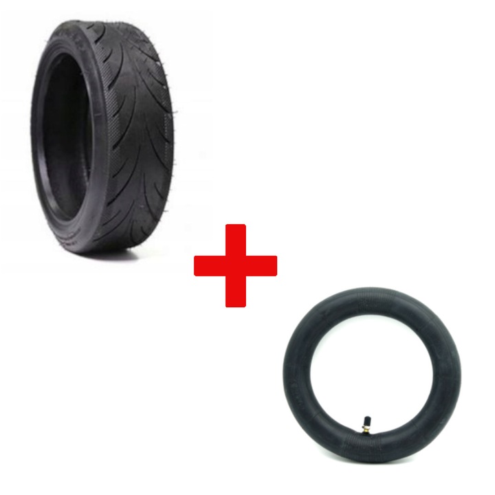 SET Anvelopa pneumatica 10x2.125" pentru NINEBOT MAX G30 si Motus Scooty 10 + camera de aer